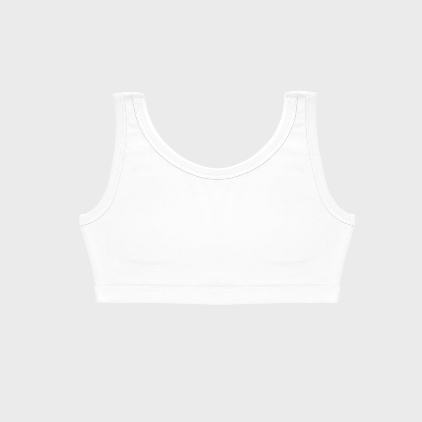 Girls Removable Padded Sports Crop Top