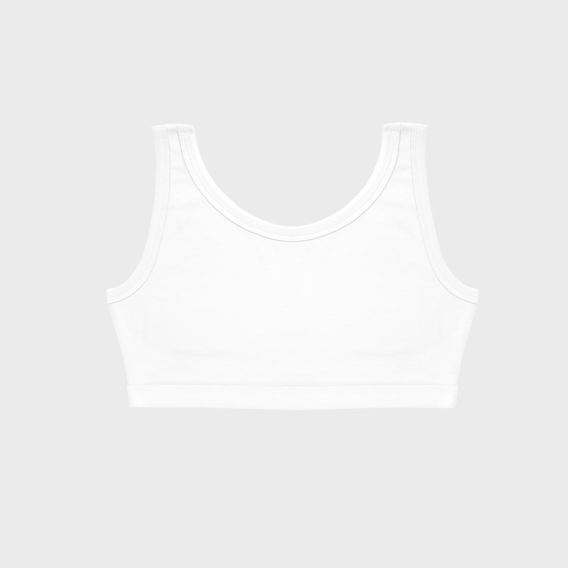 Girls Removable Padded Sports Crop Top