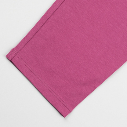 Girls' Cotton Leggings - Maroon (Pack of 1)