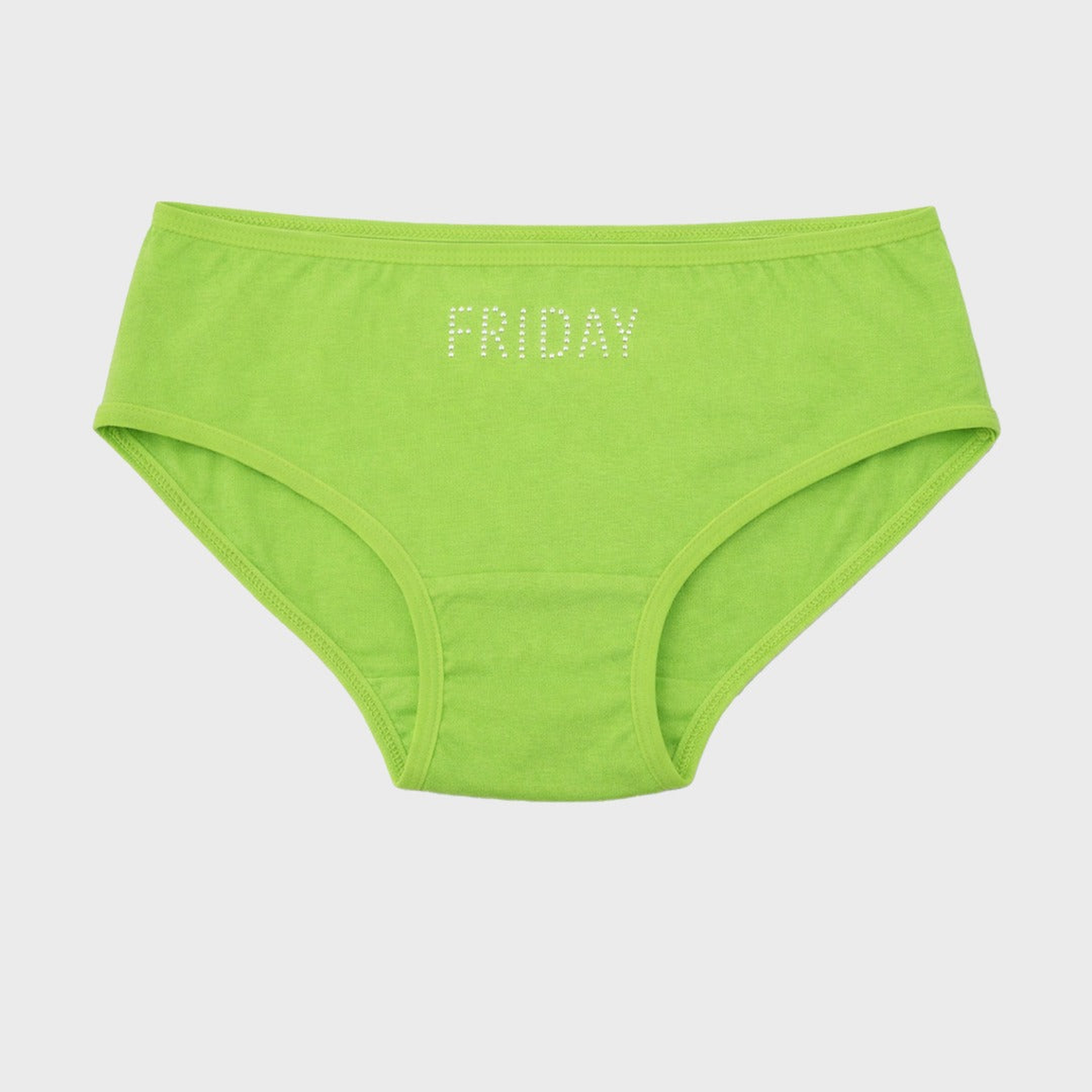 Girls' Weekdays Brief - Stud Printed - Pack of 7