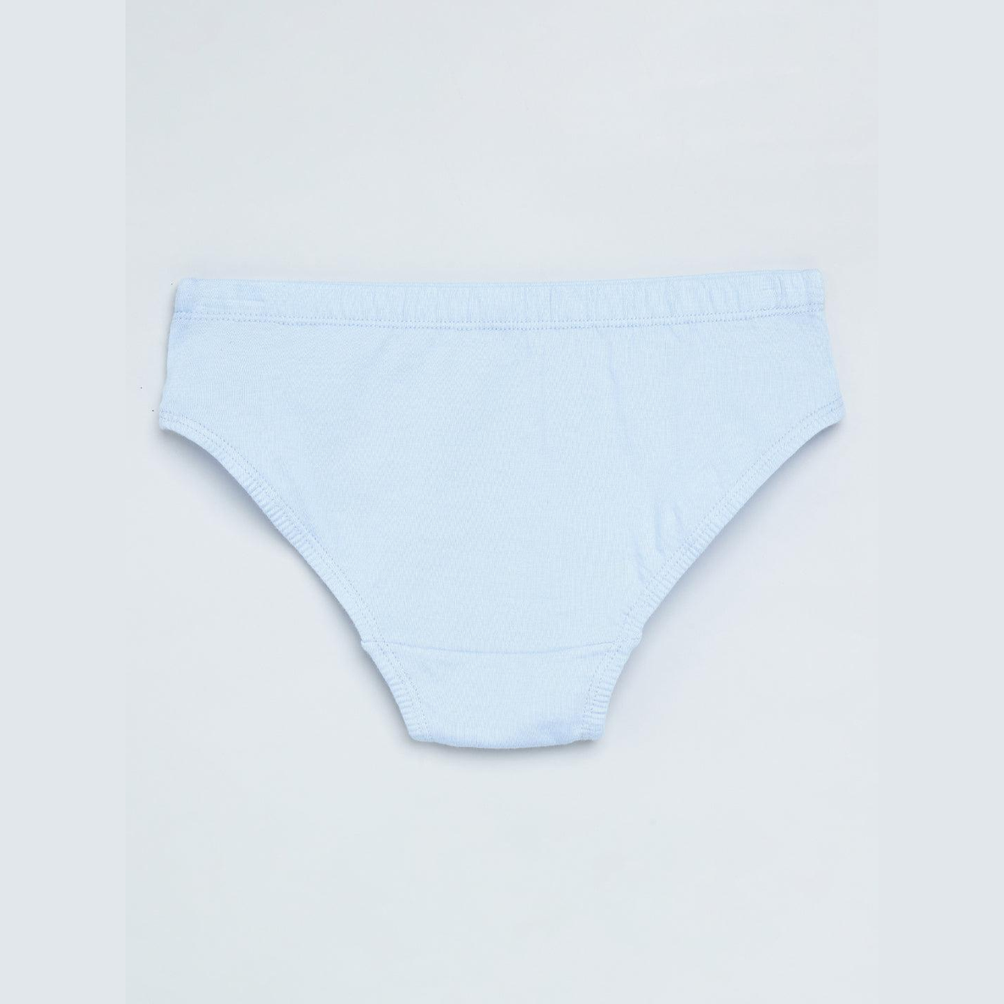 Boys' Cotton Brief - Shark All Over Print & Solid Color Combo Pack Of 3