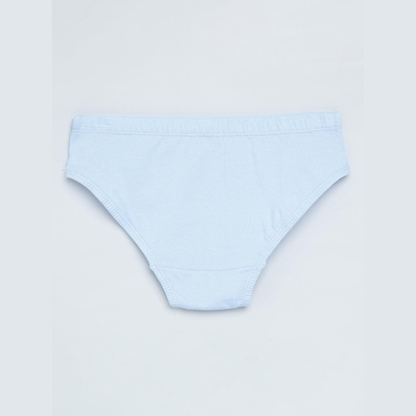 Boys' Cotton Brief - Shark All Over Print & Solid Color Combo Pack Of 3