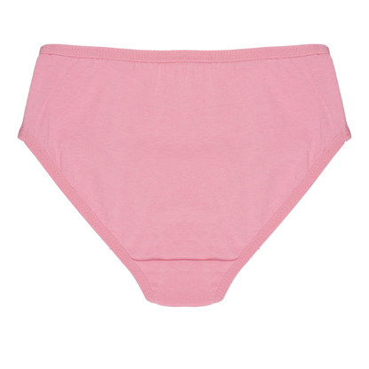 Girls' Cotton Brief - Solid color and Aop print pack of 5