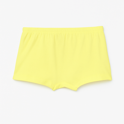 Girls' Cotton Boy Shorts - Weekdays Printed Pack of 7