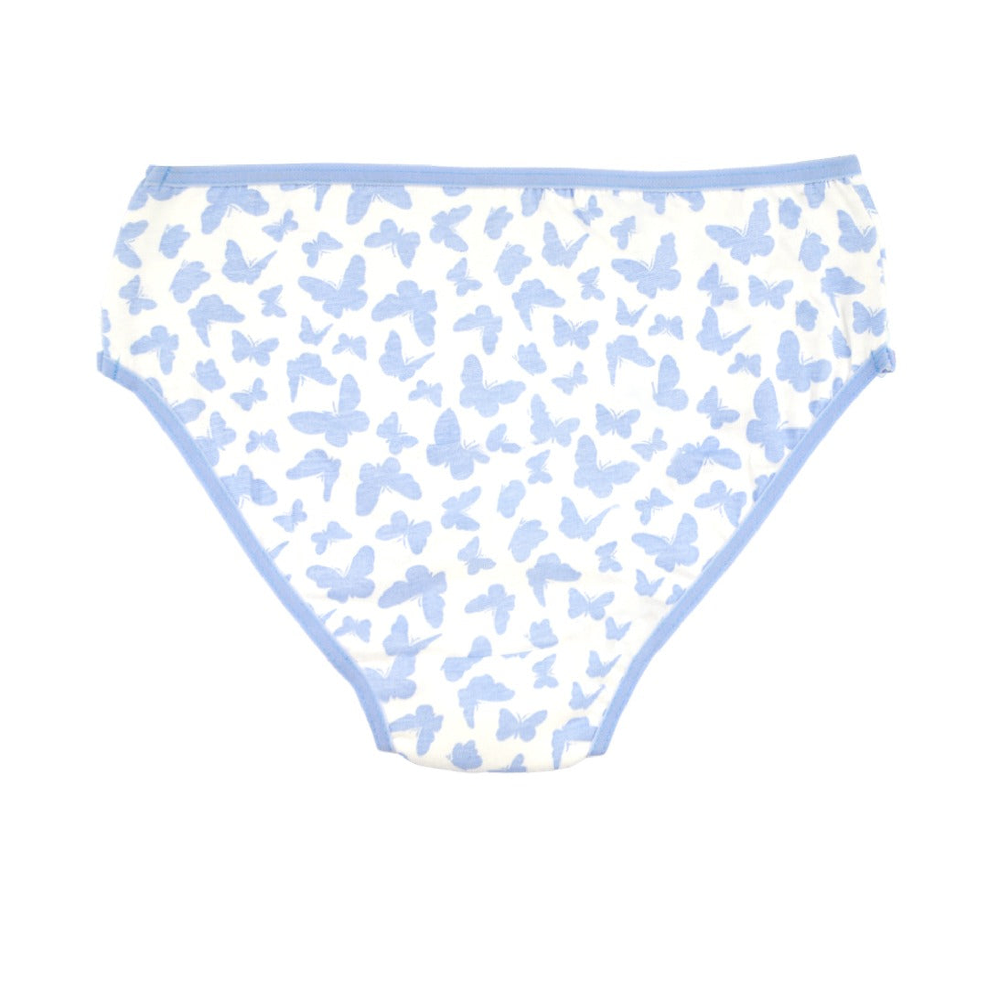 Girls' Cotton Brief - Butterfly All Over Print Pack of 5