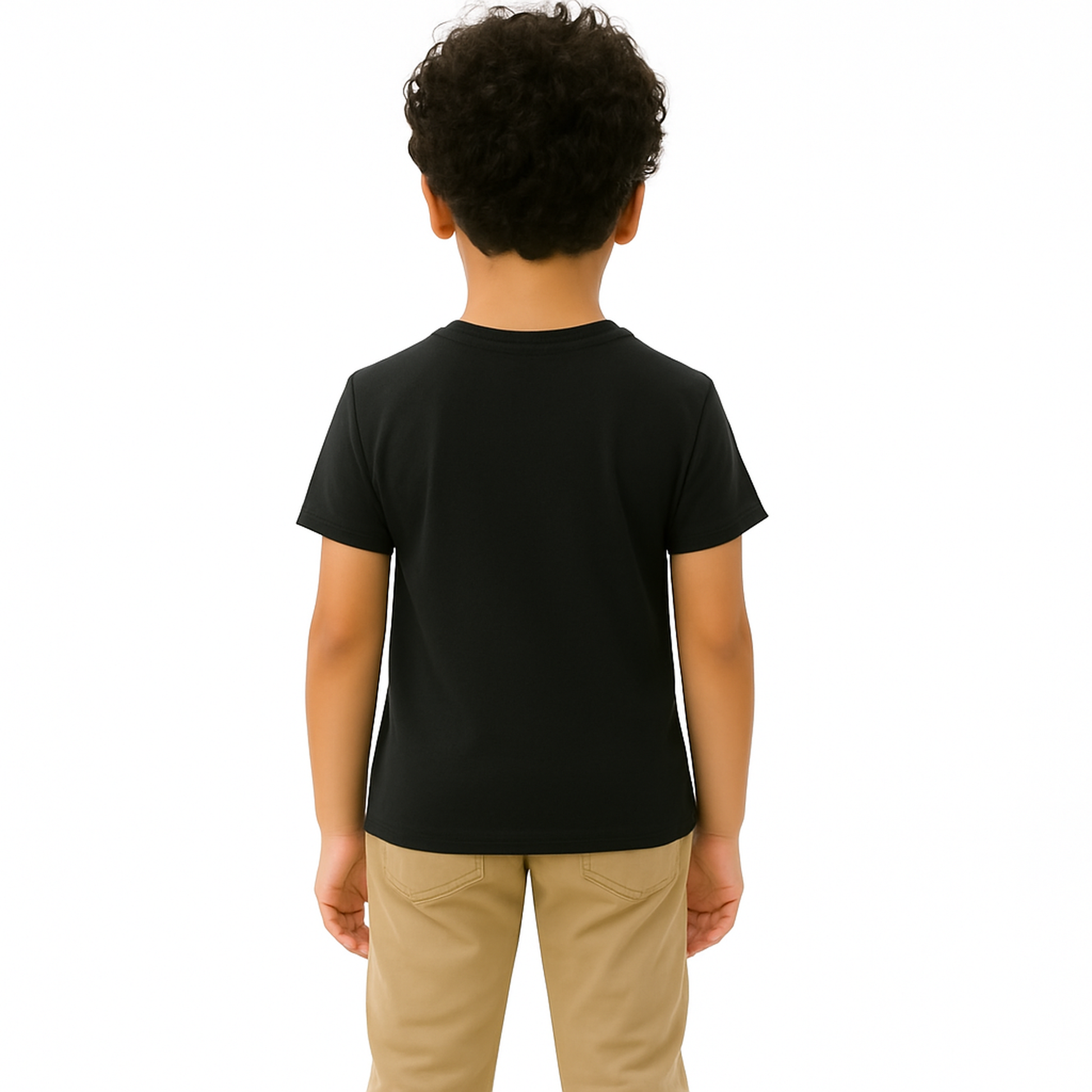 Boys' Cotton T-Shirt - Short Sleeve Solid - Multicolour (Pack of 1)