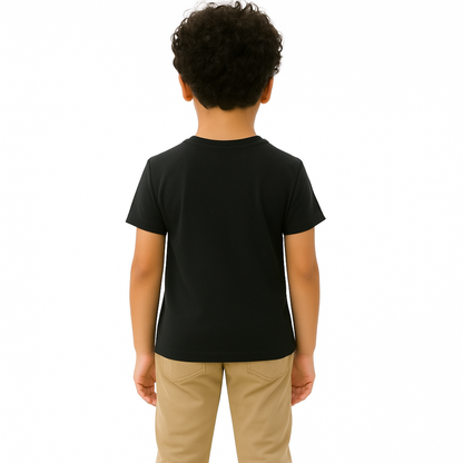 Boys' Cotton T-Shirt - Short Sleeve Solid - Multicolour (Pack of 1)