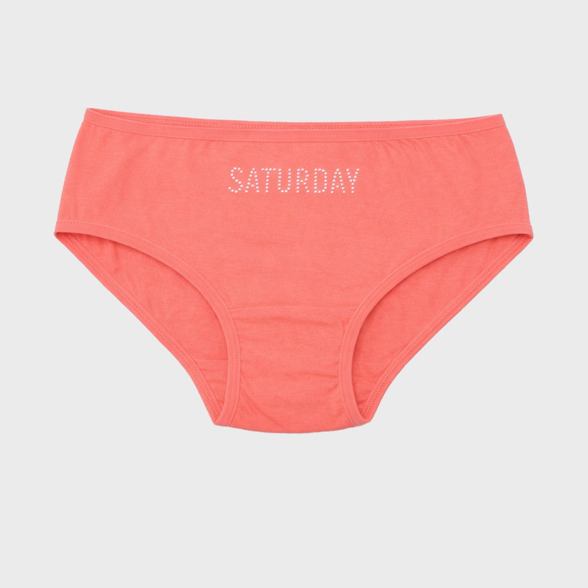 Girls' Weekdays Brief - Stud Printed - Pack of 7
