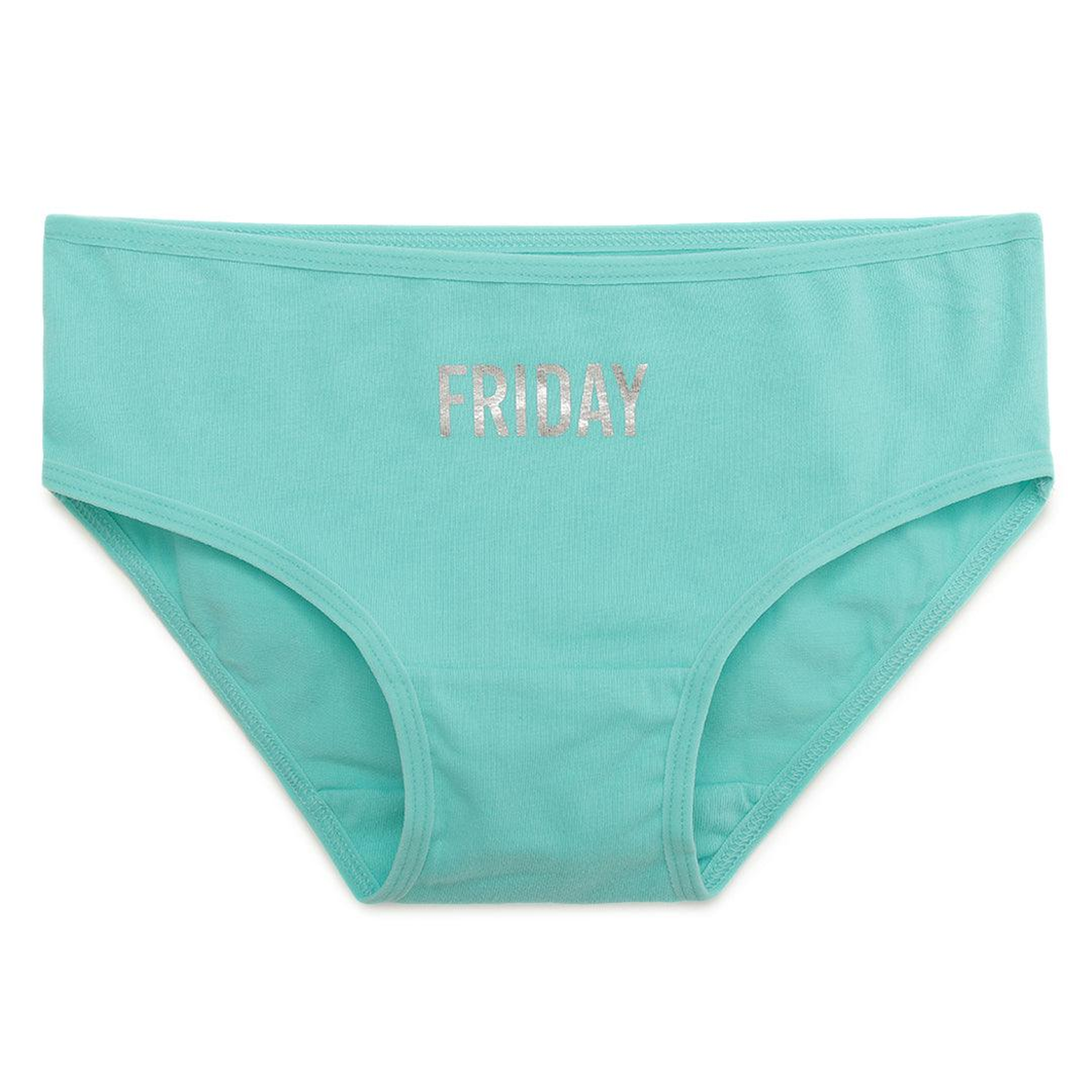 Girls' Cotton Brief - Weekdays Prints (Pack Of 7)