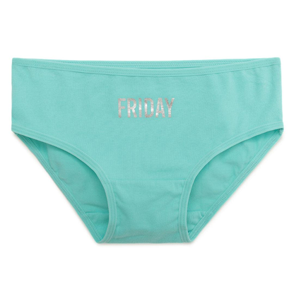 Girls' Cotton Brief - Weekdays Prints (Pack Of 7)