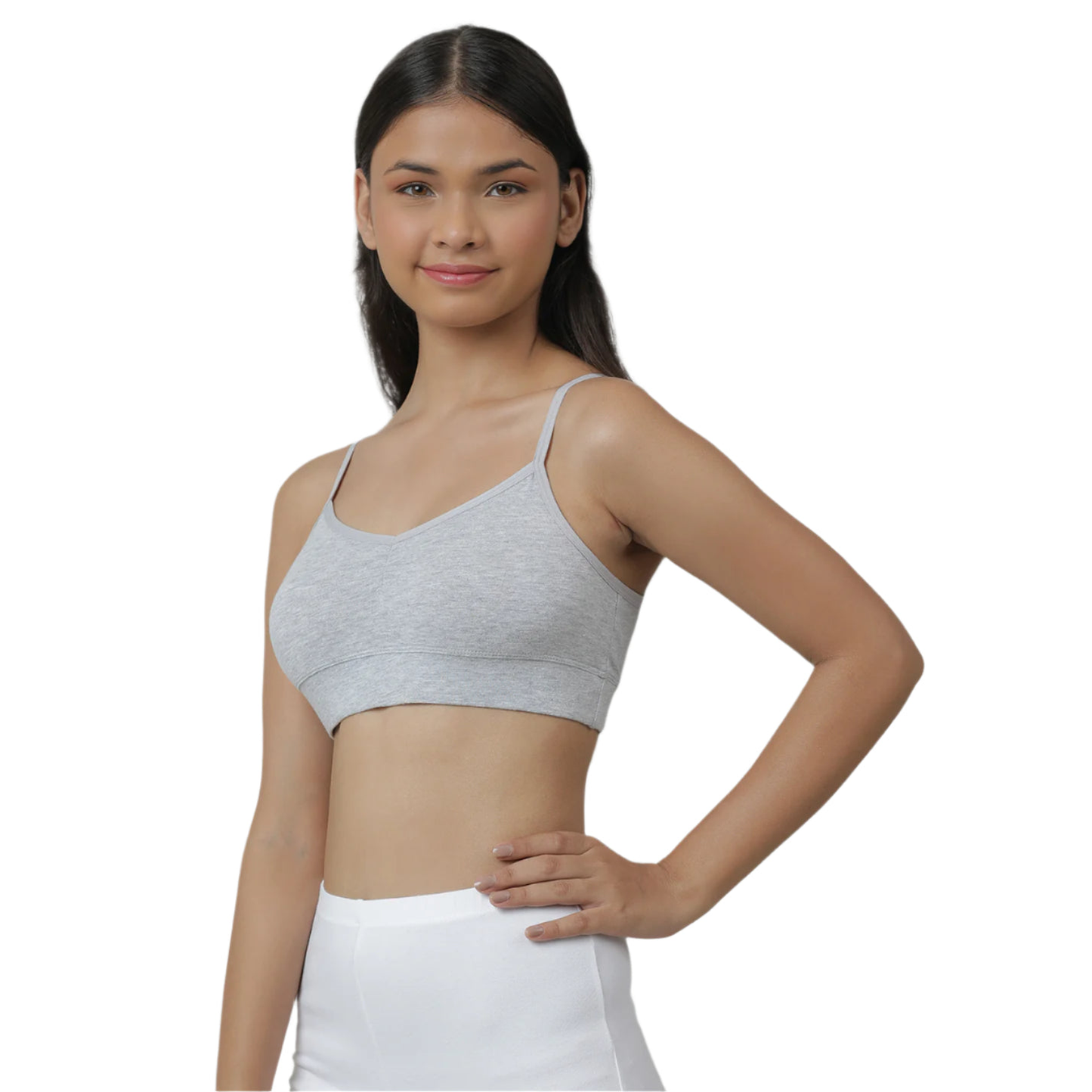 Girls Non Padded Adjustable bra  - Multicolour (Pack of 4)
