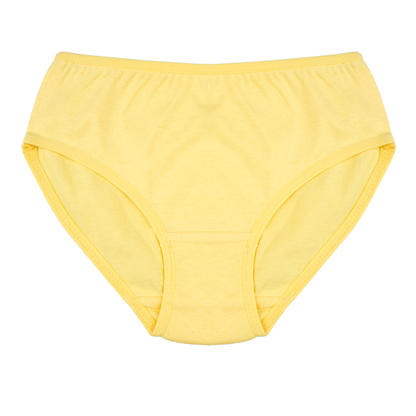 Girls' Cotton Brief - Solid color and Aop print pack of 5