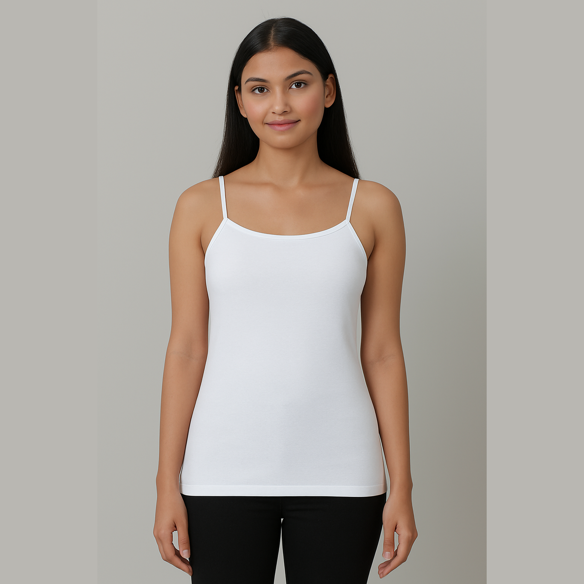 Padded Camisole | Flat padding | Adjustable Strap- Pack of 1