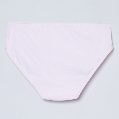 Girls' Cotton Brief - Unicorn All Over Print & Solid Multicolor Brief Pack of 6
