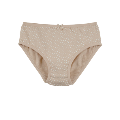 Girls' Cotton Brief _polka dot & Stripes Printed Brief Pack of 9