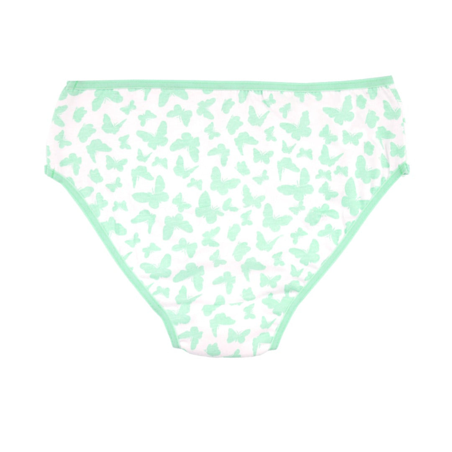 Girls' Cotton Brief - Butterfly All Over Print Pack of 5