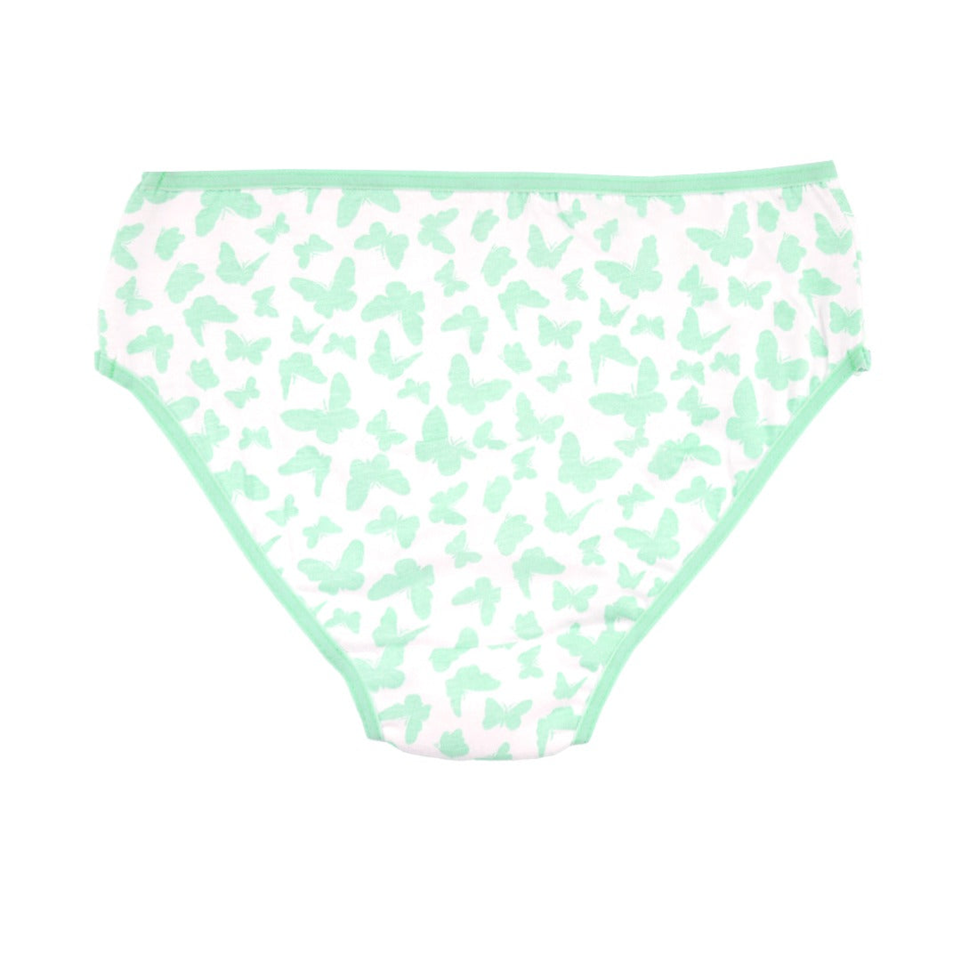 Girls' Cotton Brief - Butterfly All Over Print Pack of 5