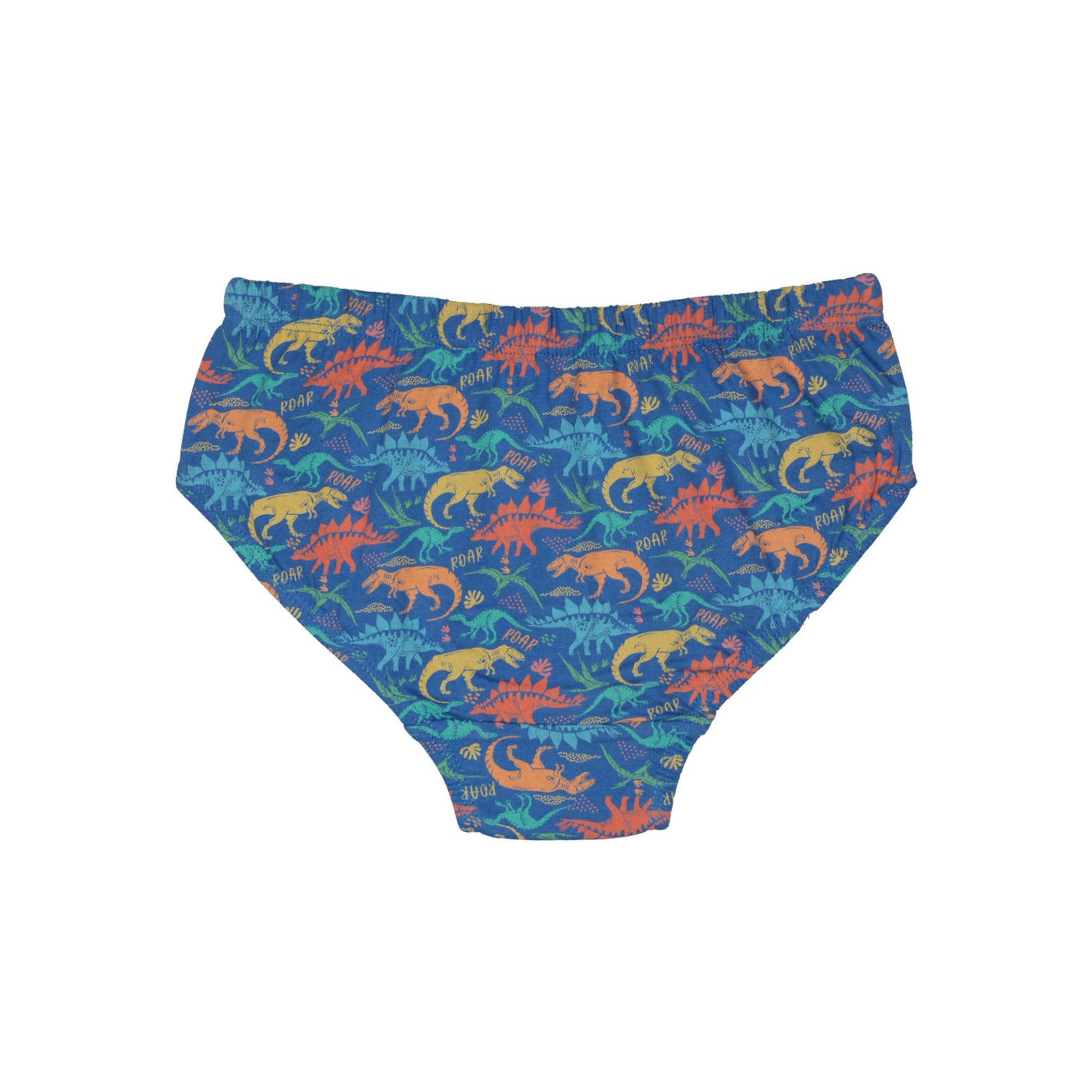Boys' Cotton Brief Dino All Over Print Pack Of 5