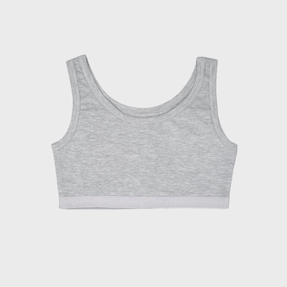 Girls Removable Padded Sports Crop Top
