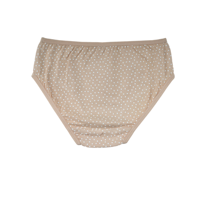 Girls' Cotton Brief _polka dot & Stripes Printed Brief Pack of 9
