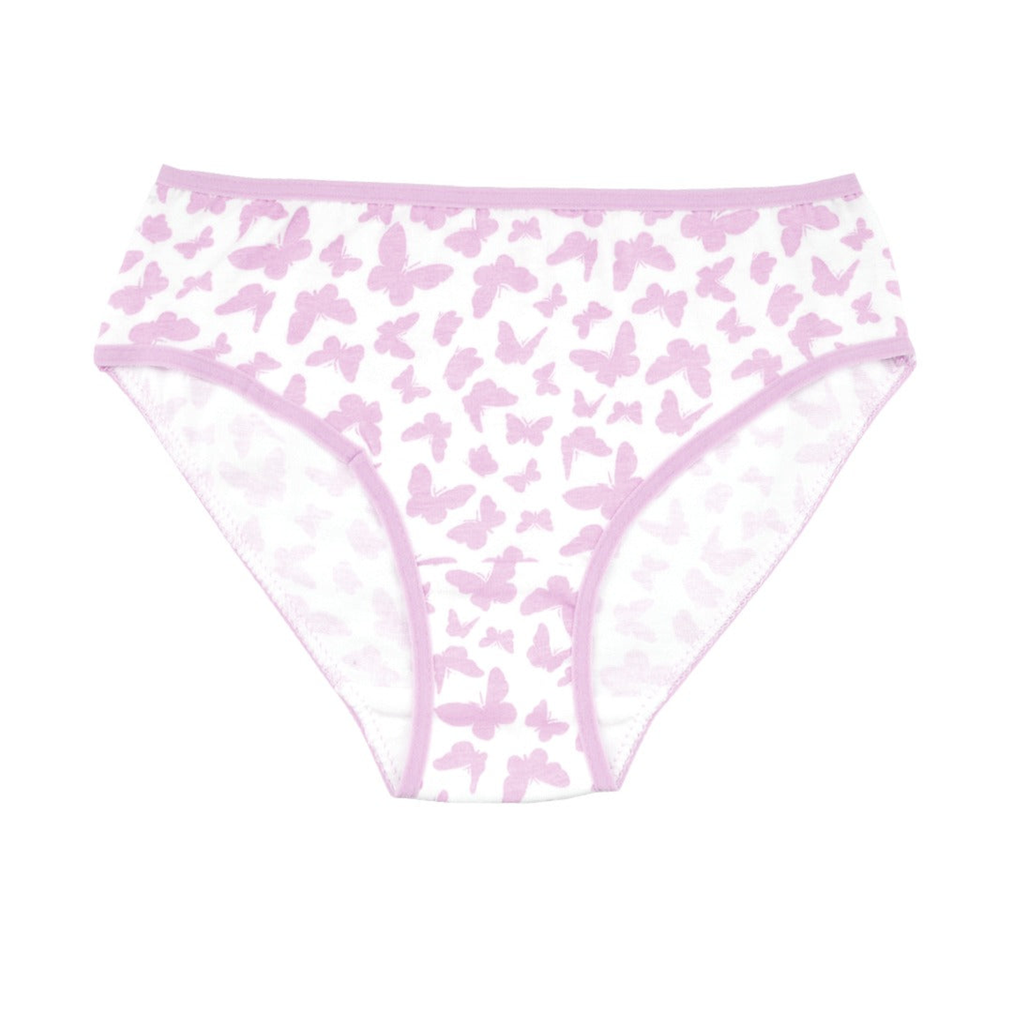 Girls' Cotton Brief - Butterfly All Over Print Pack of 5
