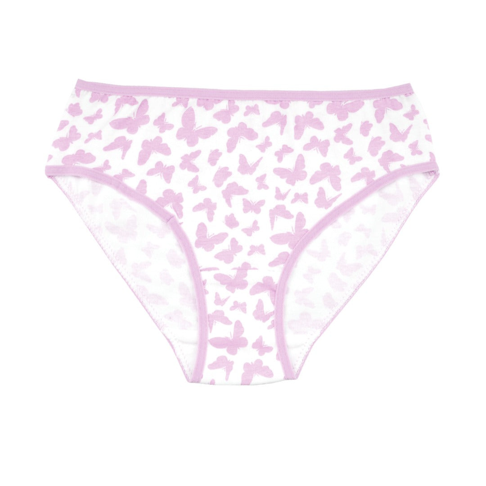 Girls' Cotton Brief - Butterfly All Over Print Pack of 5