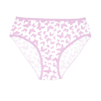 Girls' Cotton Brief - Butterfly All Over Print Pack of 5