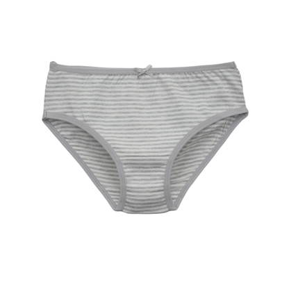 Girls' Cotton Brief _polka dot & Stripes Printed Brief Pack of 9