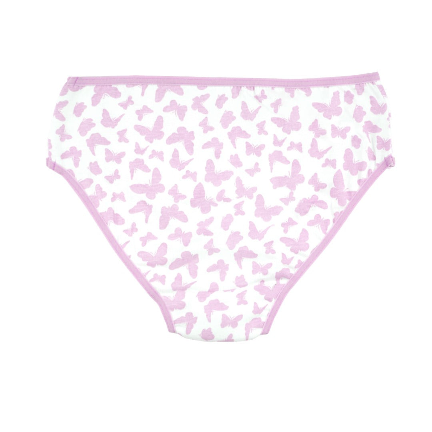 Girls' Cotton Brief - Butterfly All Over Print Pack of 5