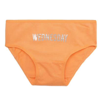 Girls' Cotton Brief - Weekdays Prints (Pack Of 7)