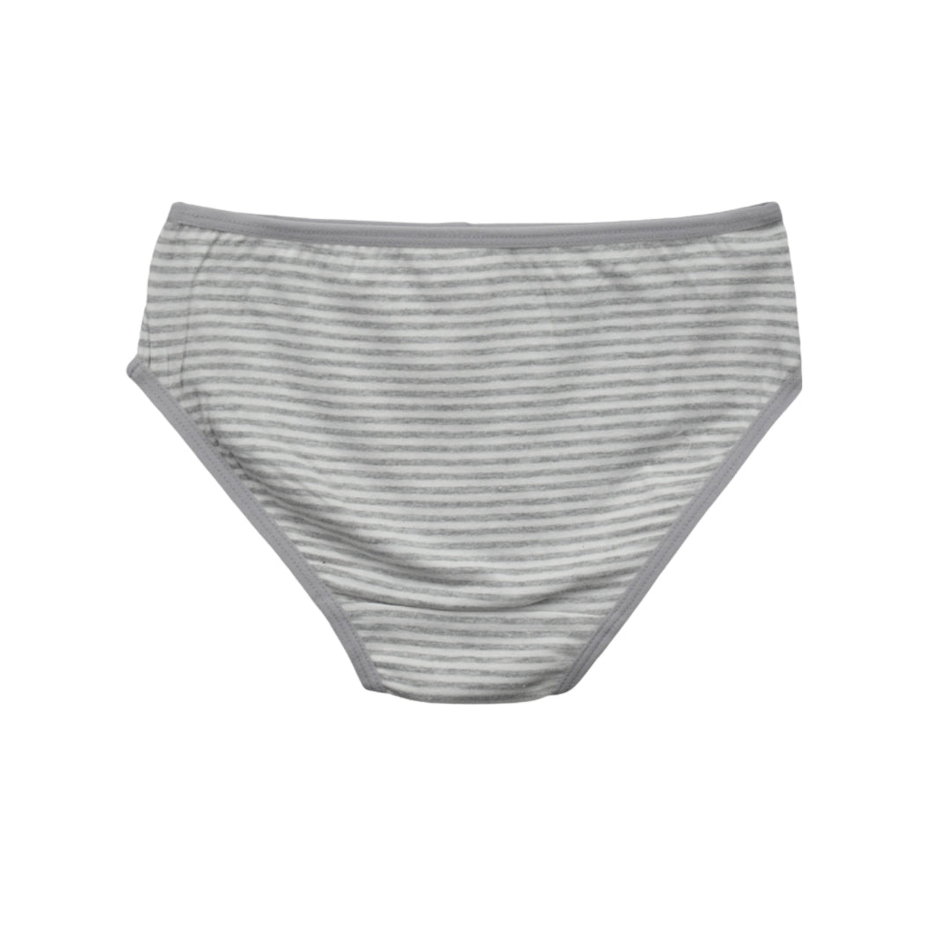 Girls' Cotton Brief _polka dot & Stripes Printed Brief Pack of 9