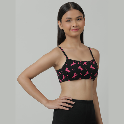Beginners Bra - Unicorn All Over Print Pack of 3