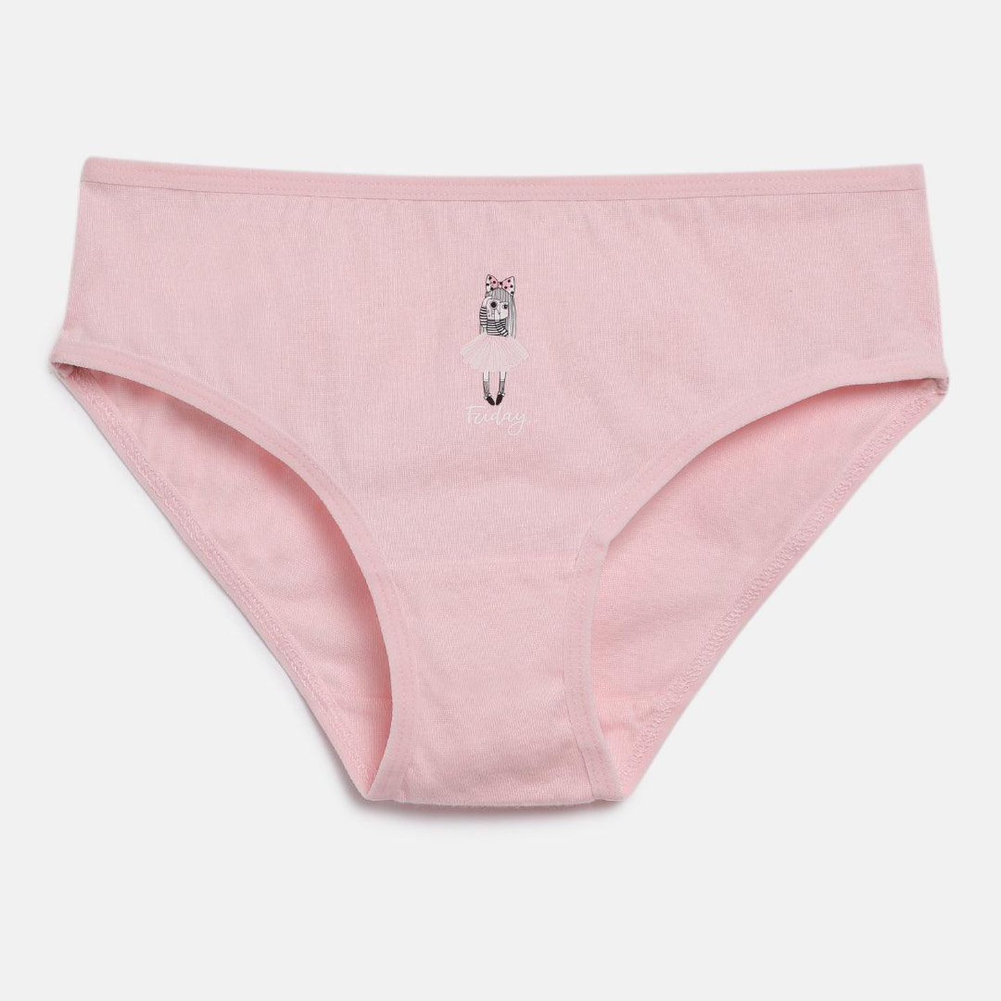 Girls' Cotton Brief - Weekdays Prints (Pack Of 7)