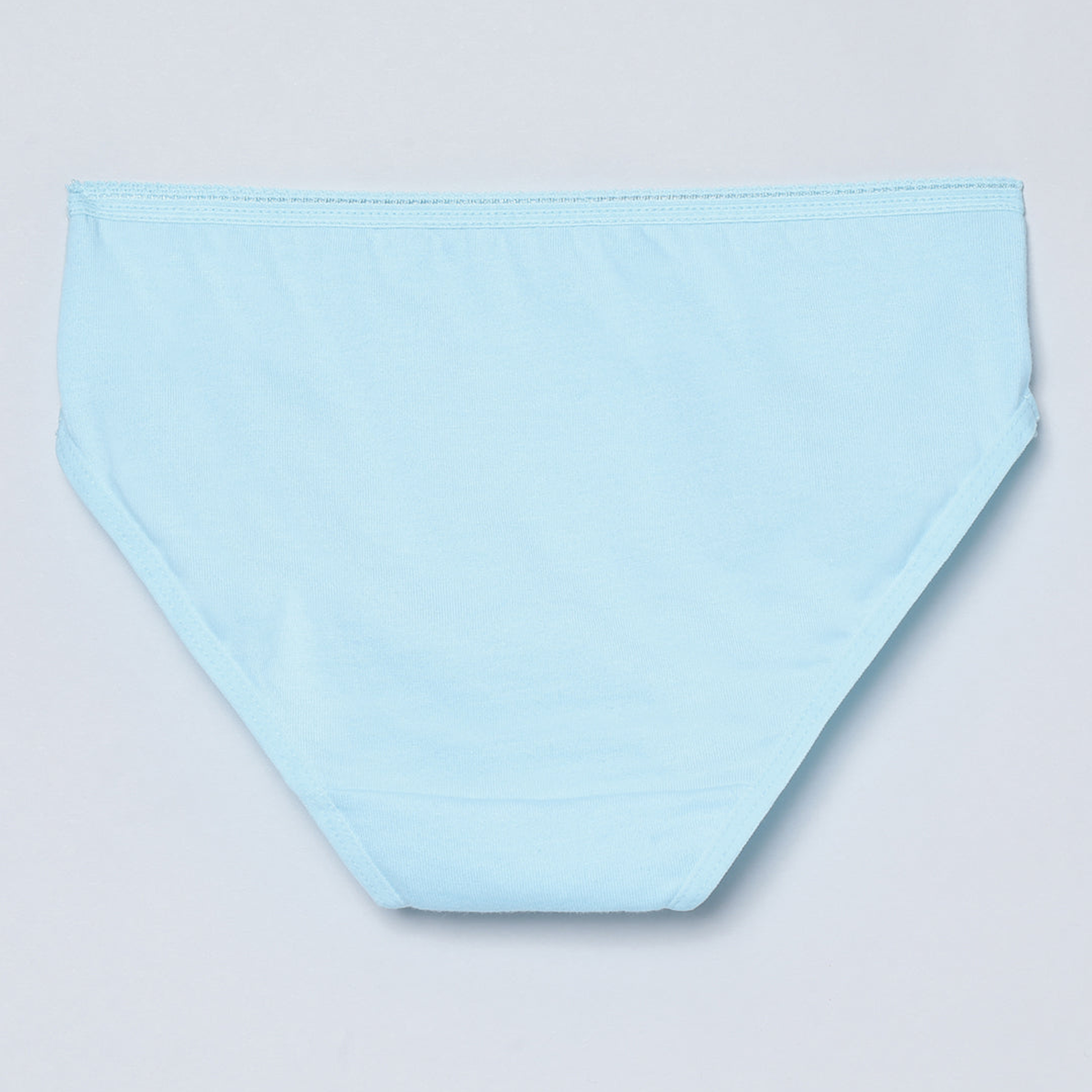 Girls' Cotton Brief - Unicorn All Over Print & Solid Multicolor Brief Pack of 6