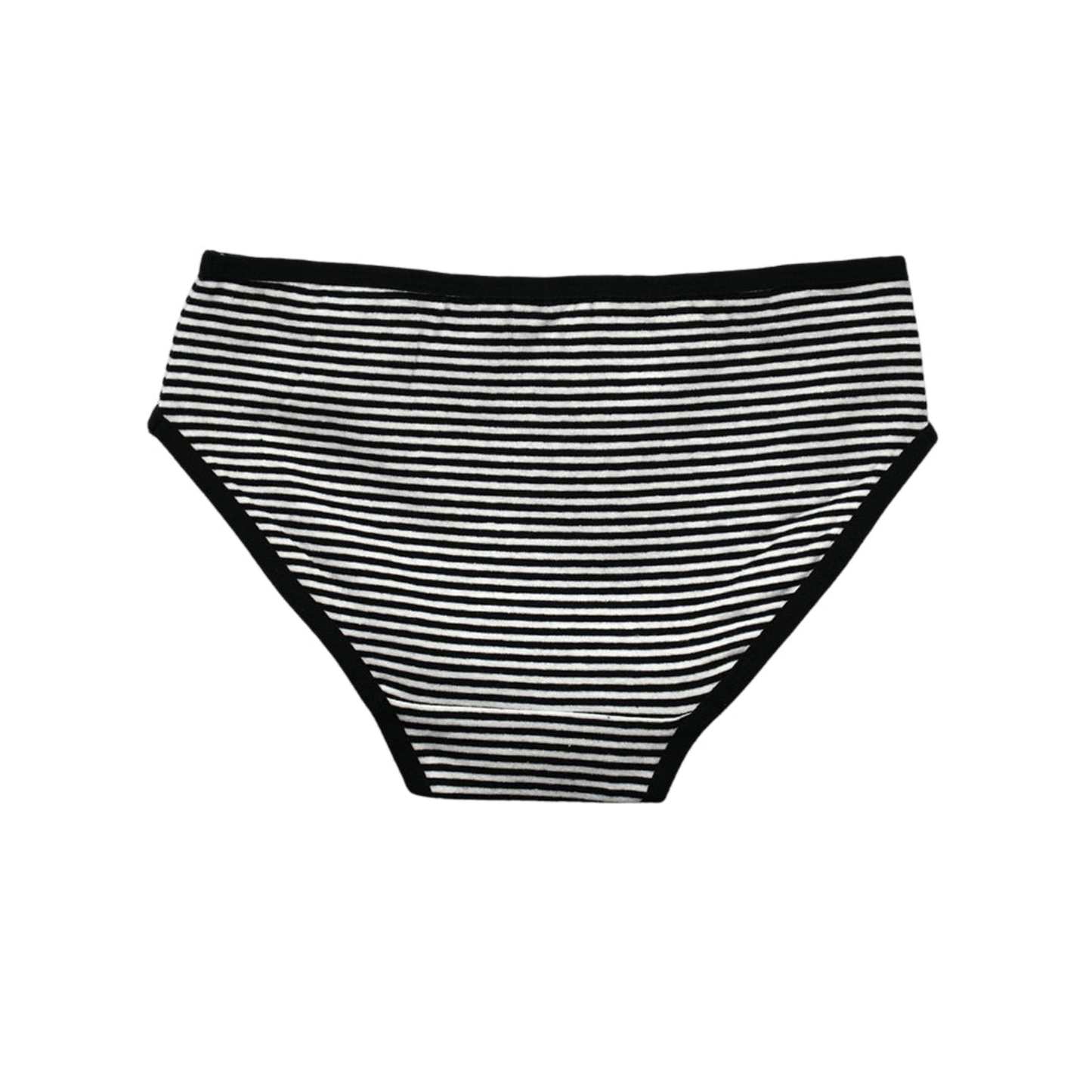 Girls' Cotton Brief _polka dot & Stripes Printed Brief Pack of 9
