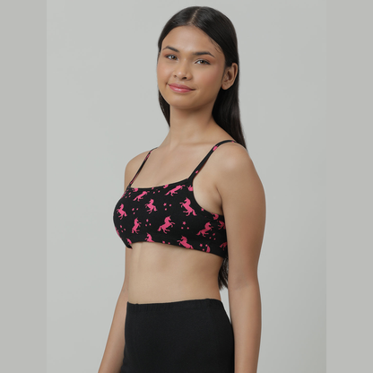 Beginners Bra - Unicorn All Over Print Pack of 3