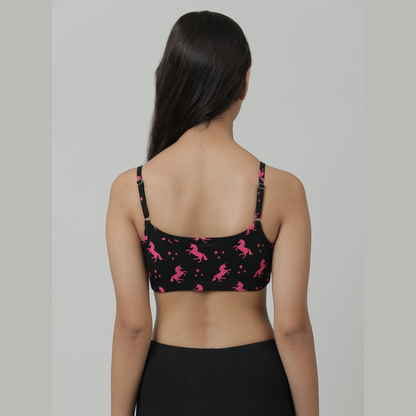 Beginners Bra - Unicorn All Over Print Pack of 3