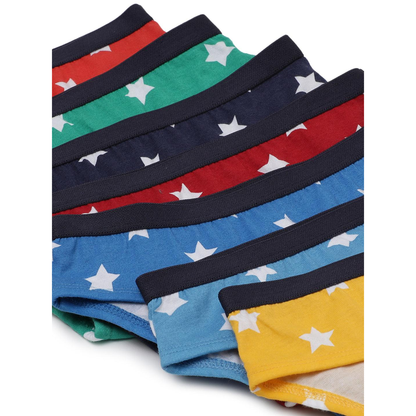 Boys' Cotton Brief - Star Prints (Pack of 7)