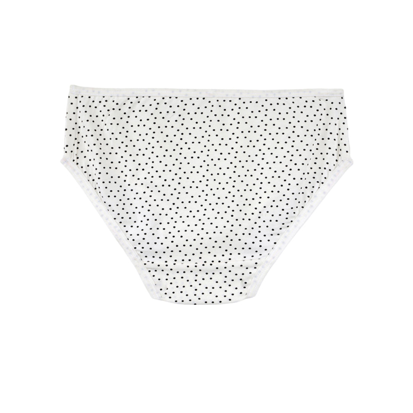 Girls' Cotton Brief _polka dot & Stripes Printed Brief Pack of 9