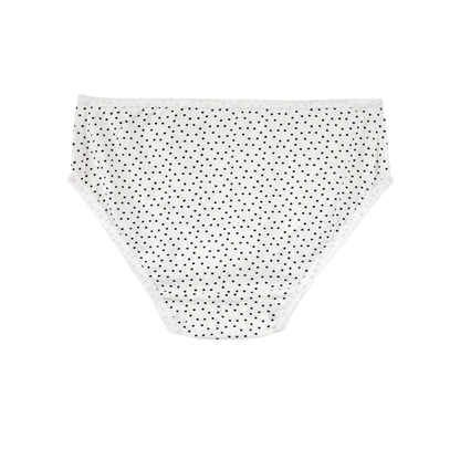 Girls' Cotton Brief _polka dot & Stripes Printed Brief Pack of 9