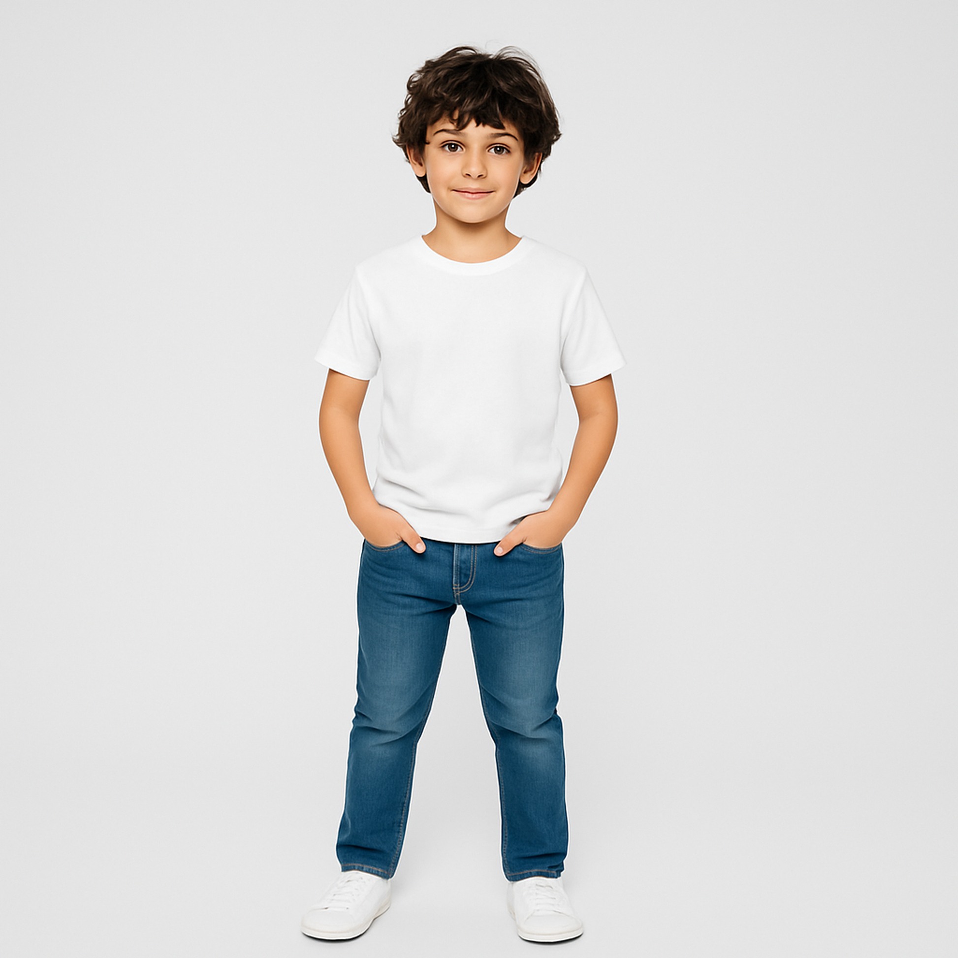 Boys' Cotton T-Shirt - Short Sleeve Solid - Multicolour (Pack of 1)