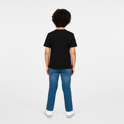 Boys' Cotton T-Shirt - Short Sleeve Solid - Multicolour (Pack of 1)