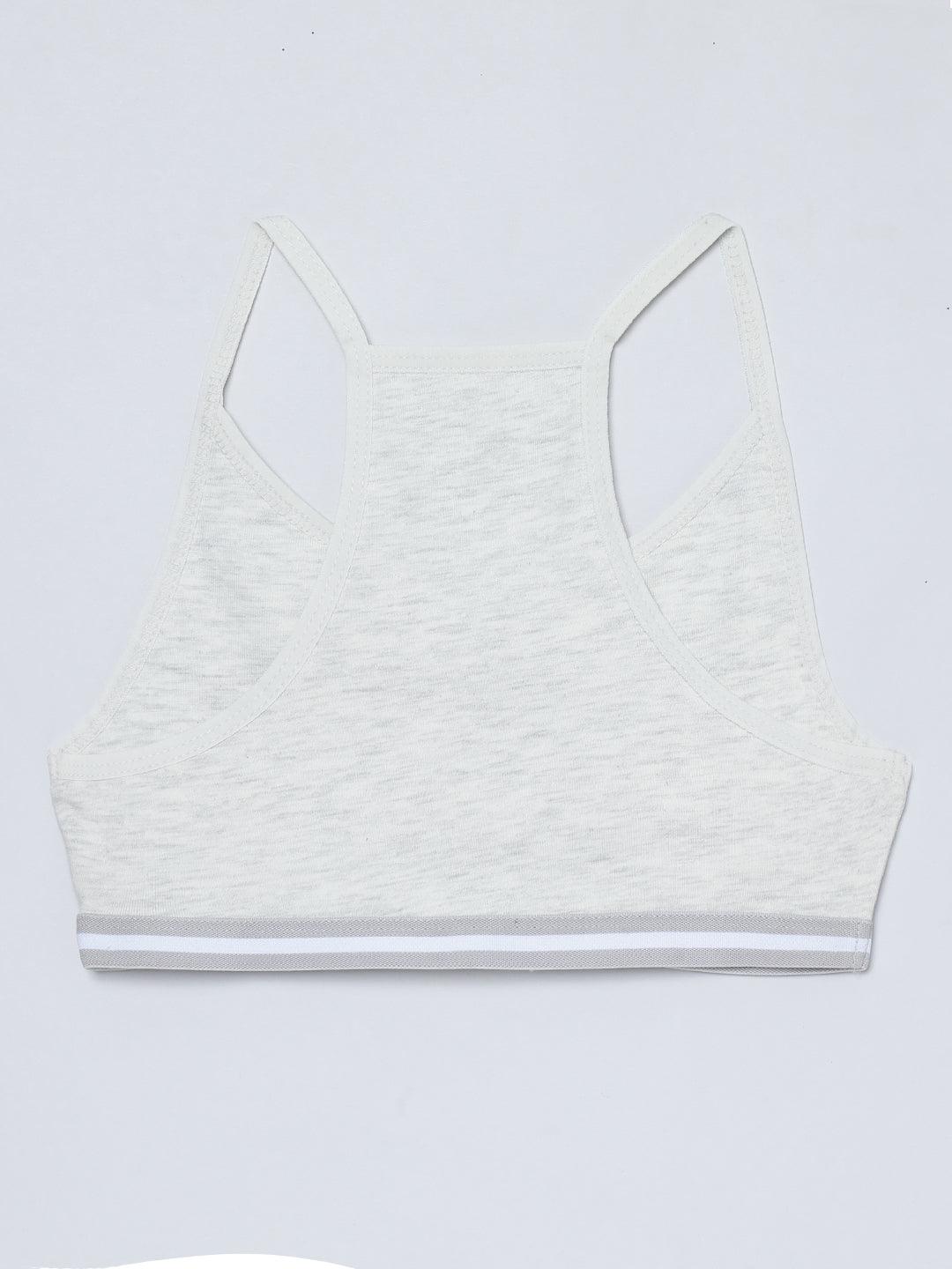 Racer Back Sport Bra - Solid Multicolor Pack of 2.