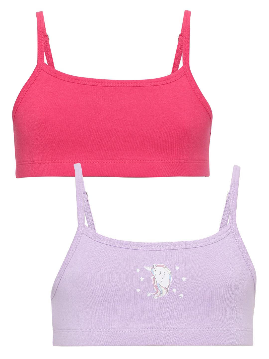 Beginners Bra - Unicorn Print  (Pack of 2).