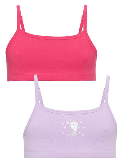 Beginners Bra - Unicorn Print  (Pack of 2).
