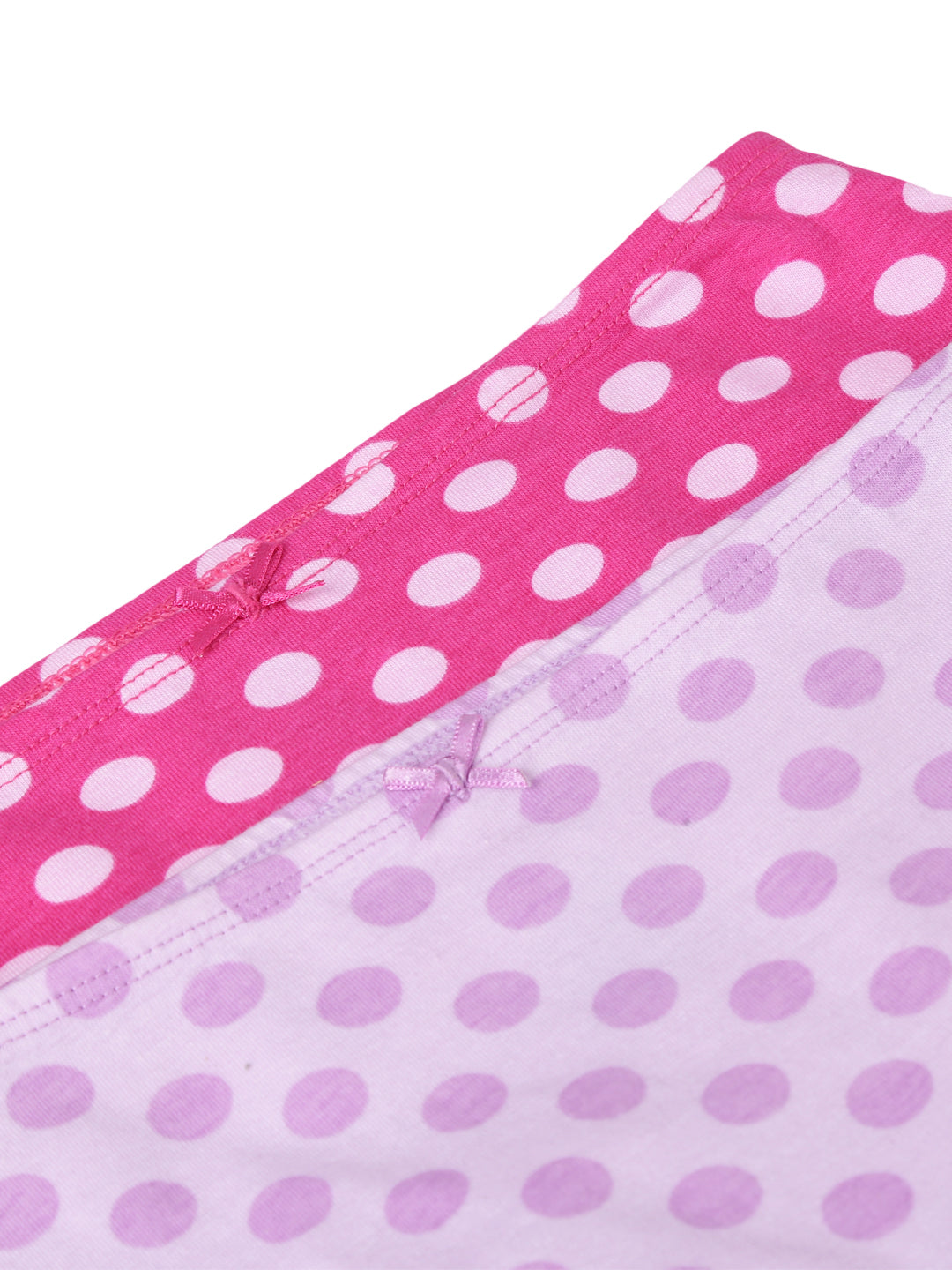 Girls Boyshorts - Dark Pink & Light Pink (Pack of 2).