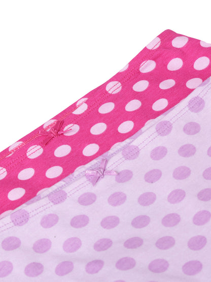 Girls Boyshorts - Dark Pink & Light Pink (Pack of 2).