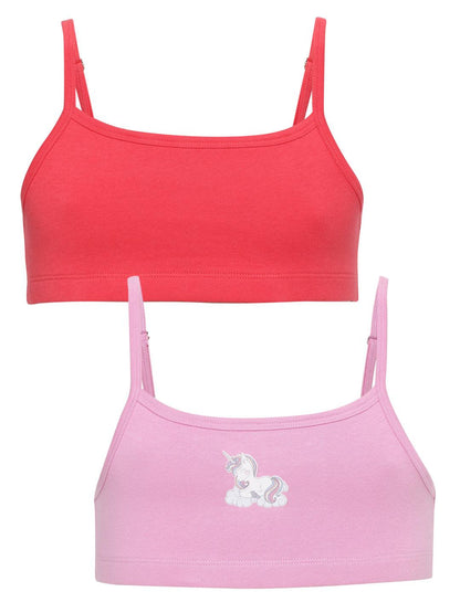 Beginners Bra - Unicorn Print  (Pack of 2).