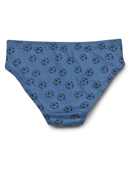 Boys Brief - Football Prints (Pack of 5).