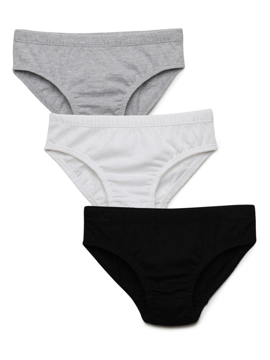 Boys Brief - Solid Multi-colour (Pack of 3).